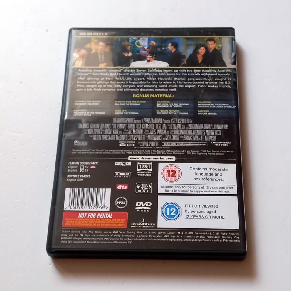 THE TERMINAL - TWO-DISC SPECIAL EDITION - TOM HANKS, CATHERINE ZETA-JONES -  YÖN.: STEVEN SPIELBERG - 2DVD 2. BÖLGE TÜRKÇE ALTYAZI YOKTUR 2.EL