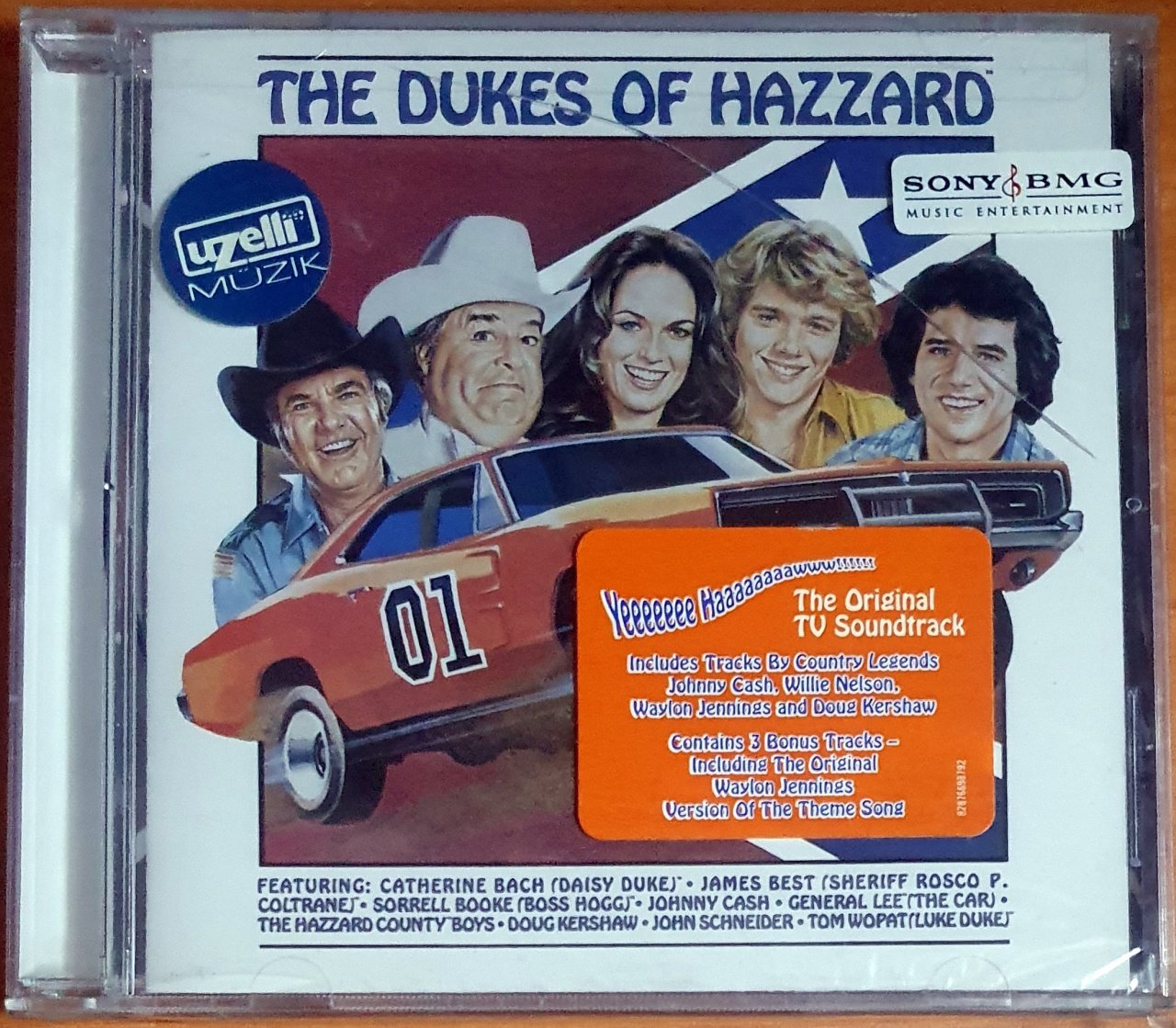 THE DUKES OF HAZZARD SOUNDTRACK / JOHNNY CASH, WILLIE NELSON, WAYLON JENNINGS, DOUG KERSHAW (2005) - CD SIFIR