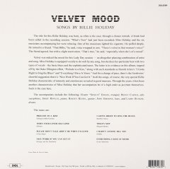 BILLIE HOLIDAY - VELVET MOOD (1956) - LP 180GR 2015 EDITION SIFIR