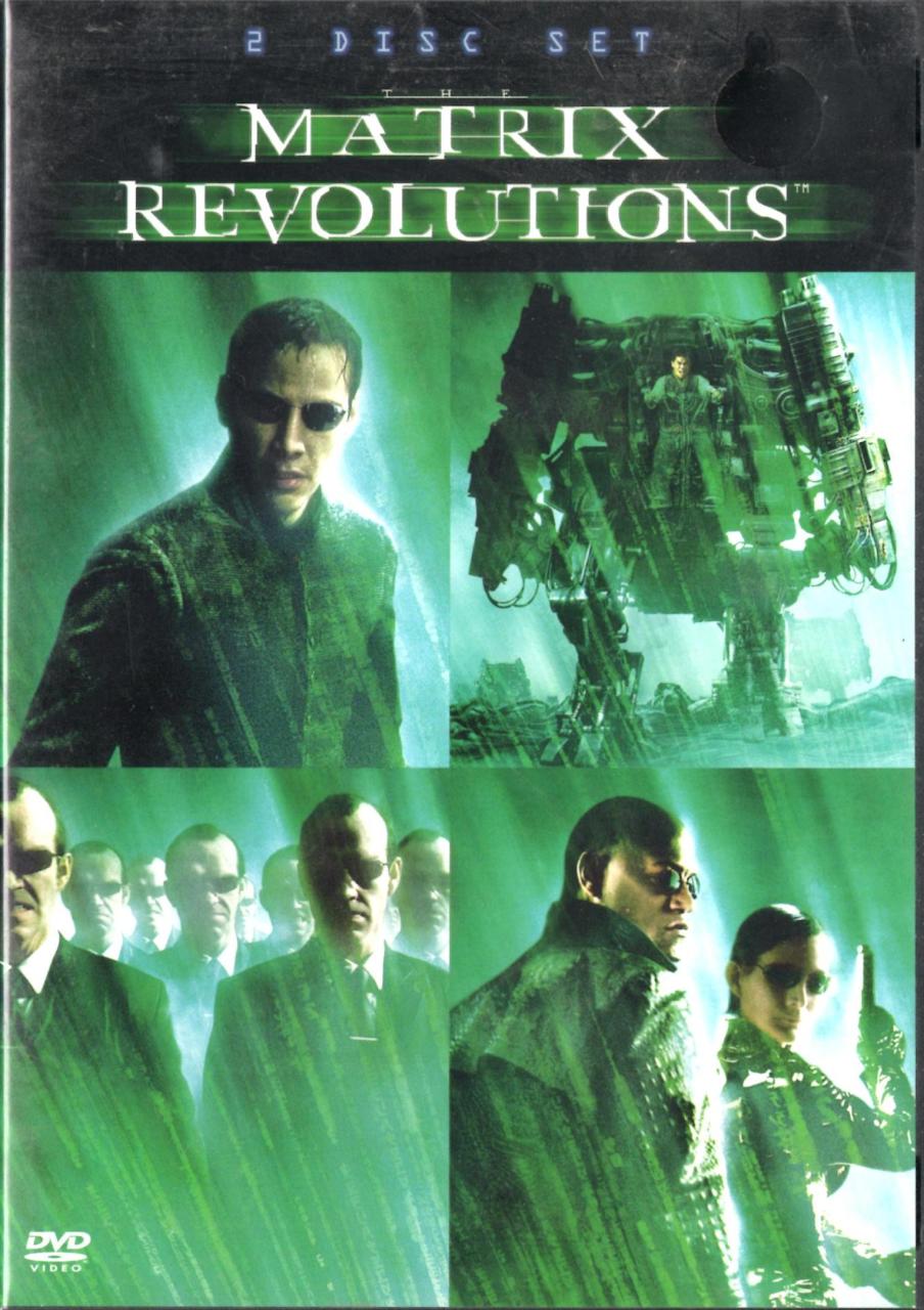 MATRIX REVOLUTIONS - KEANU REEVES - LAURENCE FISHBURNE - KARRIE-ANNE MOSS - WACHOWSKI BROTHERS - 2DVD 2.EL