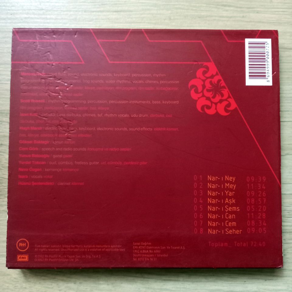 MERCAN DEDE SECRET TRIBE – NAR (2002) - CD 2.EL