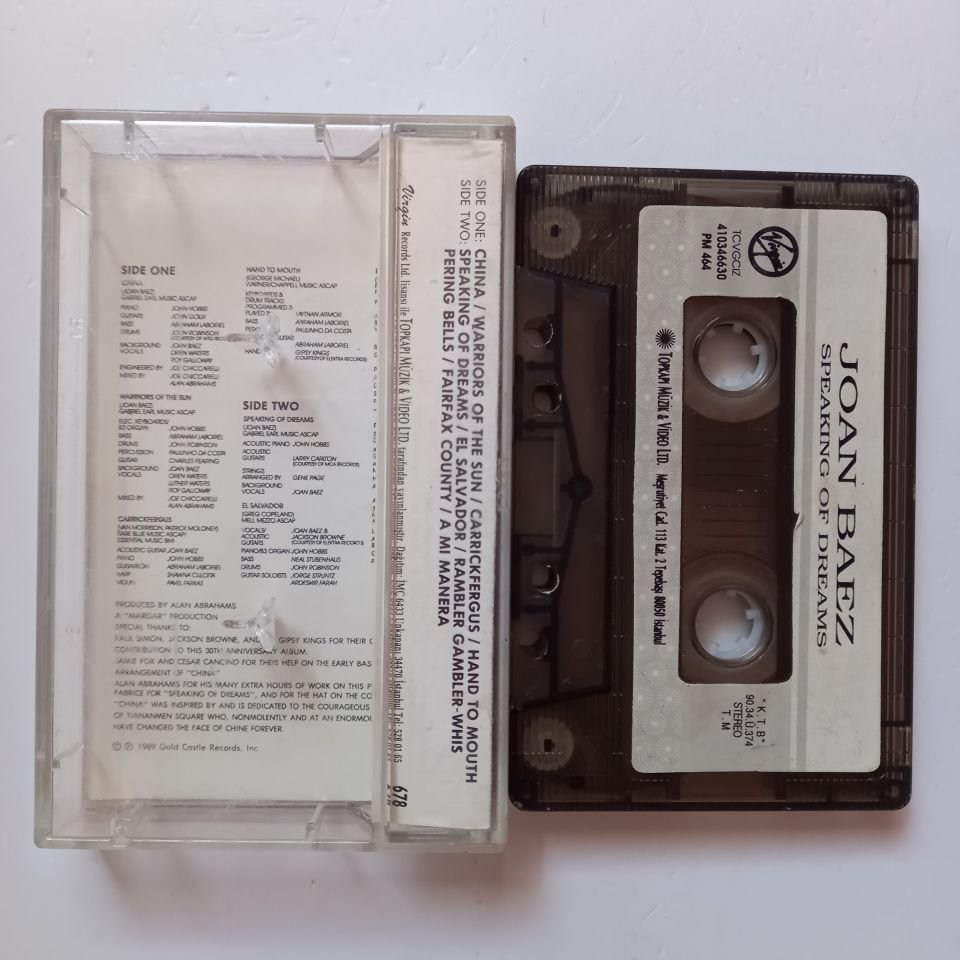 JOAN BAEZ - SPEAKING OF DREAMS (1990) - KASET 2.EL