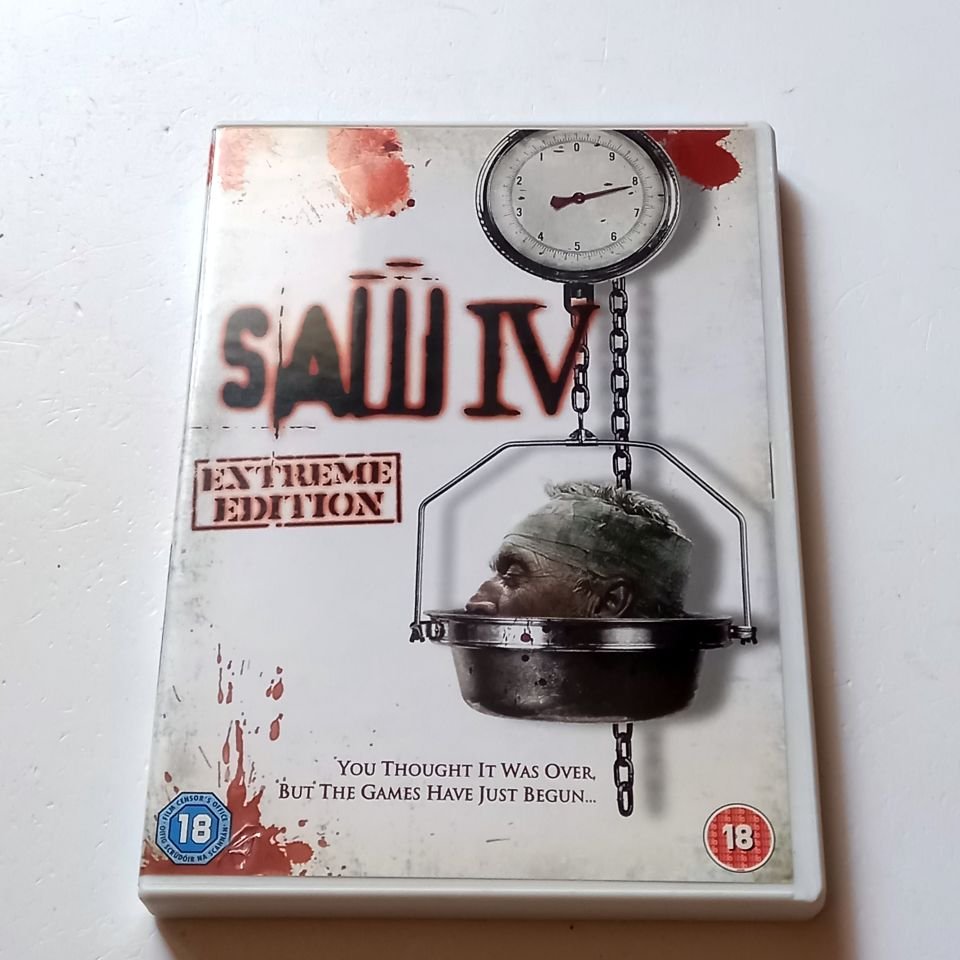 SAW IV - EXTREME EDITION - TOBIN BELL, SCOTT PATTERSON -  YÖN.: DARREN LYNN BOUSMAN - DVD 2. BÖLGE TÜRKÇE ALTYAZI YOKTUR 2.EL