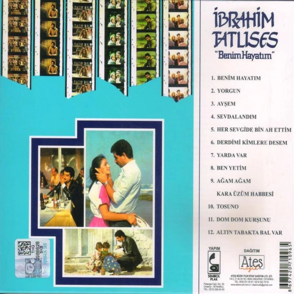 İBRAHİM TATLISES - BENİM HAYATIM (1984) - CD YENİ BASIM DIGIPACK SIFIR