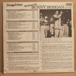 BUNNY BERIGAN - THE INDISPENSABLE BUNNY BERIGAN (1982) - 2LP COMPILATION MONO / GATEFOLD 2.EL PLAK