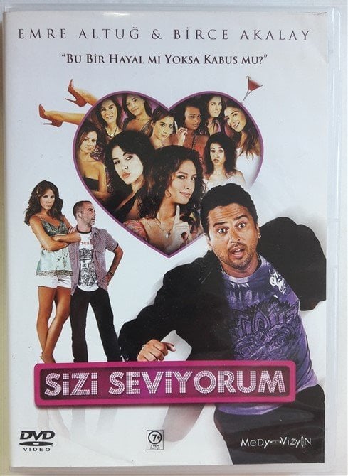 SİZİ SEVİYORUM - EMRE ALTUĞ - BİRCE AKALAY - MUSTAFA UĞUR YAĞCIOĞLU - DVD 2.EL