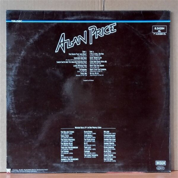 ALAN PRICE – PROFILE (1980) - LP 2. EL PLAK