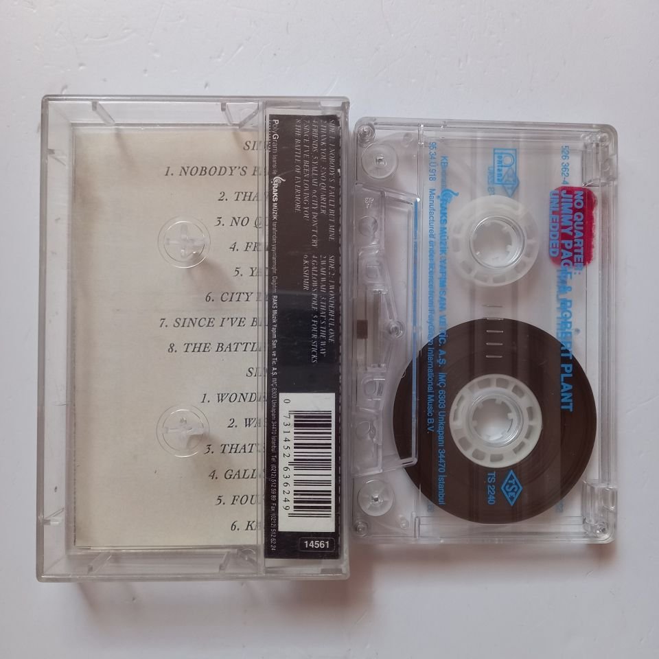 JIMMY PAGE & ROBERT PLANT - NO QUARTER: JIMMY PAGE & ROBERT PLANT UNLEDDED (1995) - KASET 2.EL