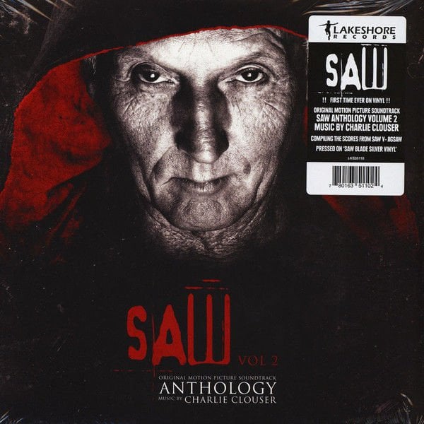 SAW ANTHOLOGY VOLUME 2 SOUNDTRACK - CHARLIE CLOUSER - 2018 2LP COLORED SIFIR PLAK
