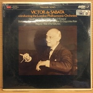 BEETHOVEN SYMP NO 3 EROICA / BERLIOZ LE CARNAVAL ROMAIN / SIBELIUS EN SAGA , VALSE TRISTE / WAGNER RIDE OF THE VALKYRIES - VICTOR DE SABATA LPO - 2LP DÖNEM BASKI SIFIR PLAK