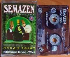 SEMAZEN / HAKAN POLAT / SUFI MUSIC OF TÜRKİYE VOL 5 (1995) - KASET MEGA MÜZİK 2.EL
