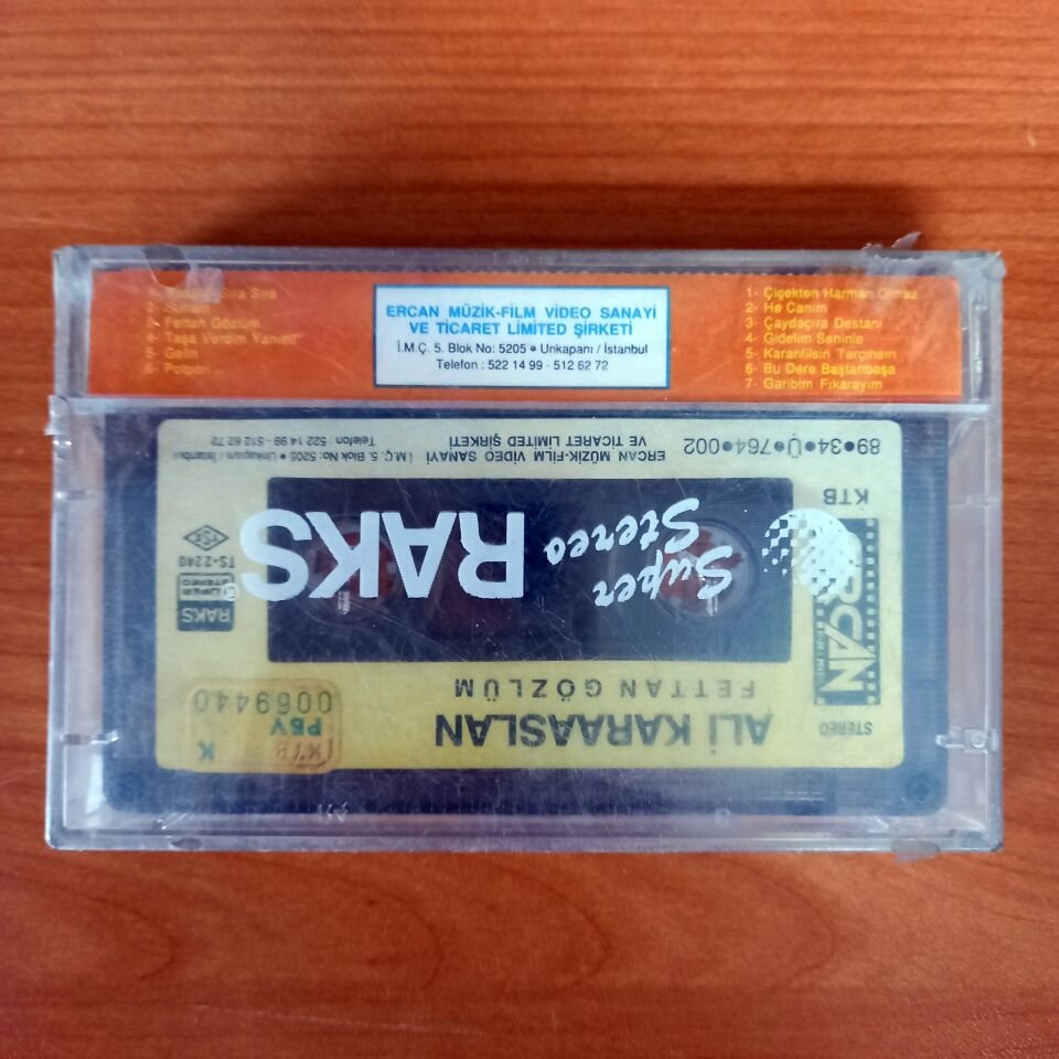 ALİ KARAASLAN - FETTAN GÖZLÜM (1989) - KASET SIFIR