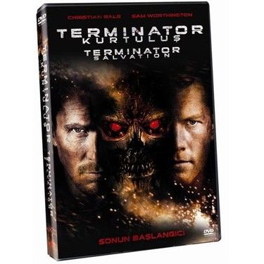 TERMİNATÖR KURTULUŞ - TERMINATOR SALVATION - CHRISTIAN BALE - SAM WORTHINGTON - DVD AMBALAJINDA SIFIR