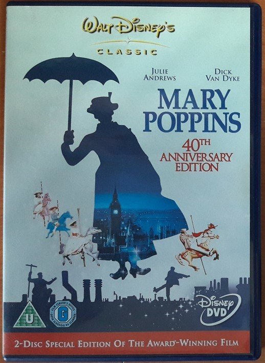 MARY POPPINS - JULIE ANDREWS - 2DVD 2.EL TR ALTYAZI YOKTUR
