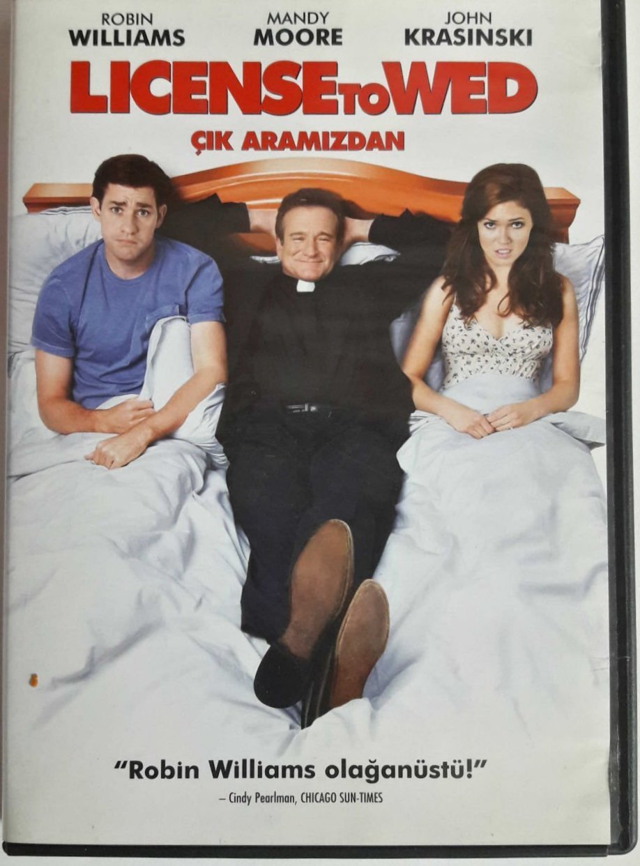 LICENSE TO WED - ÇIK ARAMIZDAN - ROBIN WILLIAMS - MANDY MOORE - DVD 2.EL