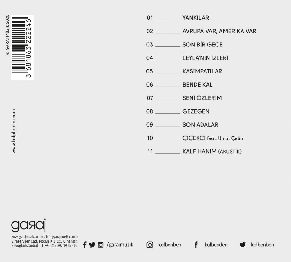 KALBEN - KALP HANIM (2020) - CD AMBALAJINDA SIFIR