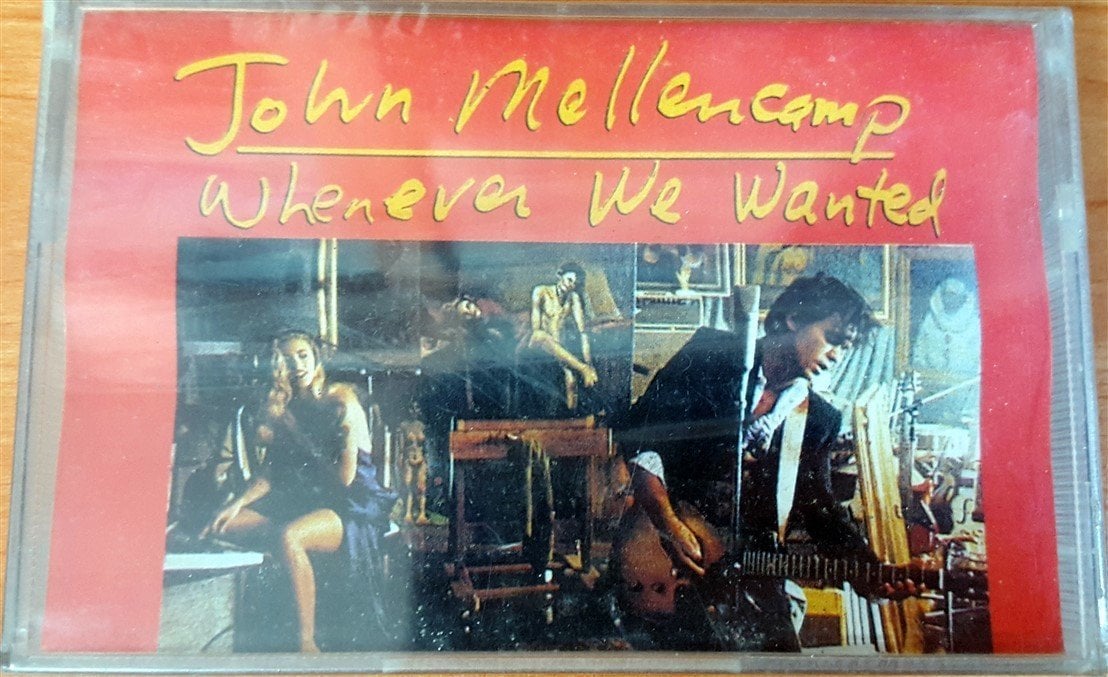 JOHN MELLENCAMP - WHENEVER WE WANTED (1991) YONCA CASSETTE MADE IN TURKEY ''NEW'' PAPER LABEL