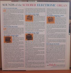 SOUNDS OF THE SCHOBER ELECTRONIC ORGAN (1966) - LP 2.EL PLAK