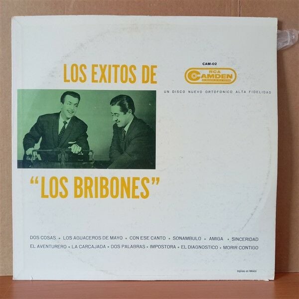 LOS BRIBONES – LOS EXITOS DE ''LOS BRIBONES'' - LP 2.EL PLAK
