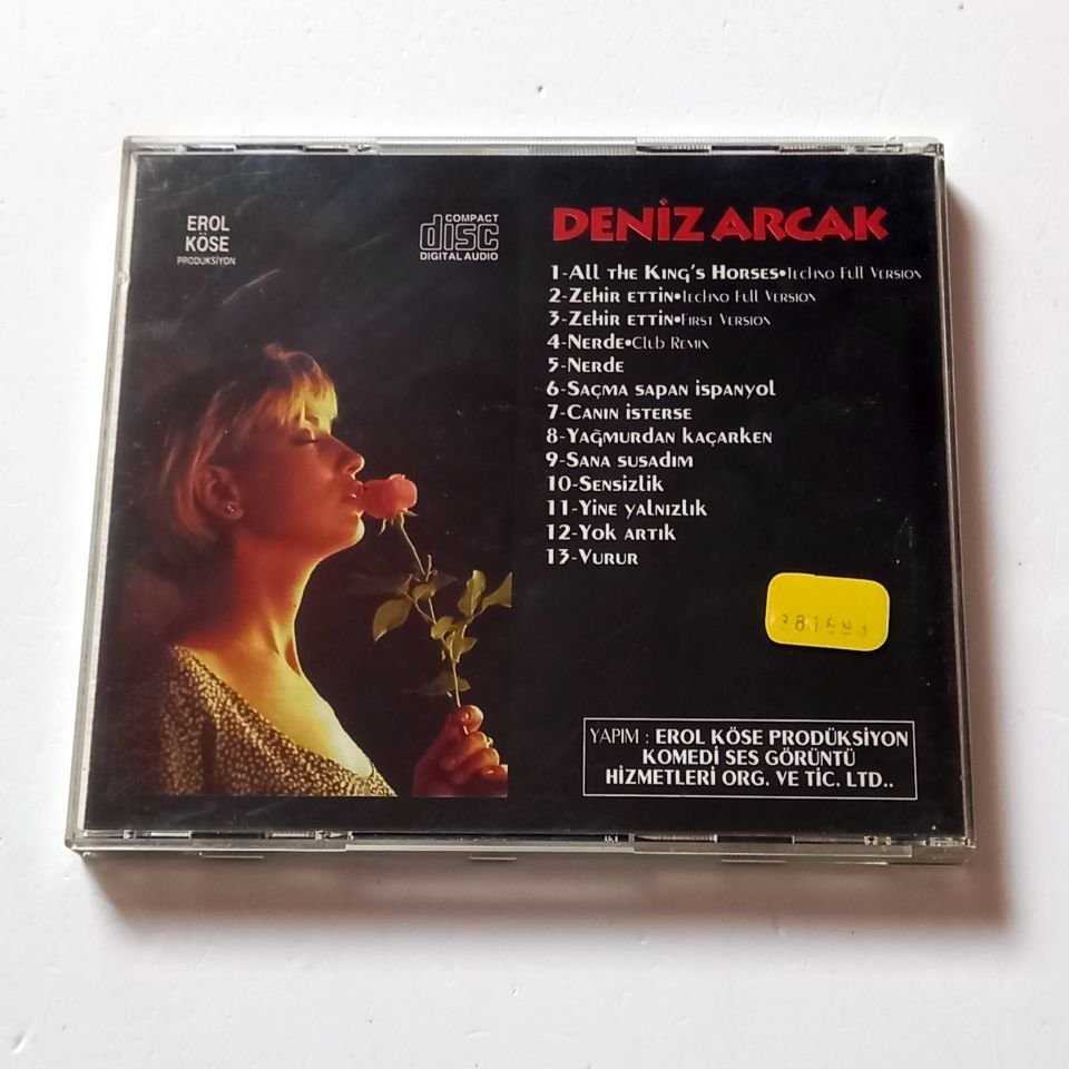 DENİZ ARCAK - ALL THE KING\'S HORSES - CD EROL KÖSE PRODÜKSİYON 2.EL