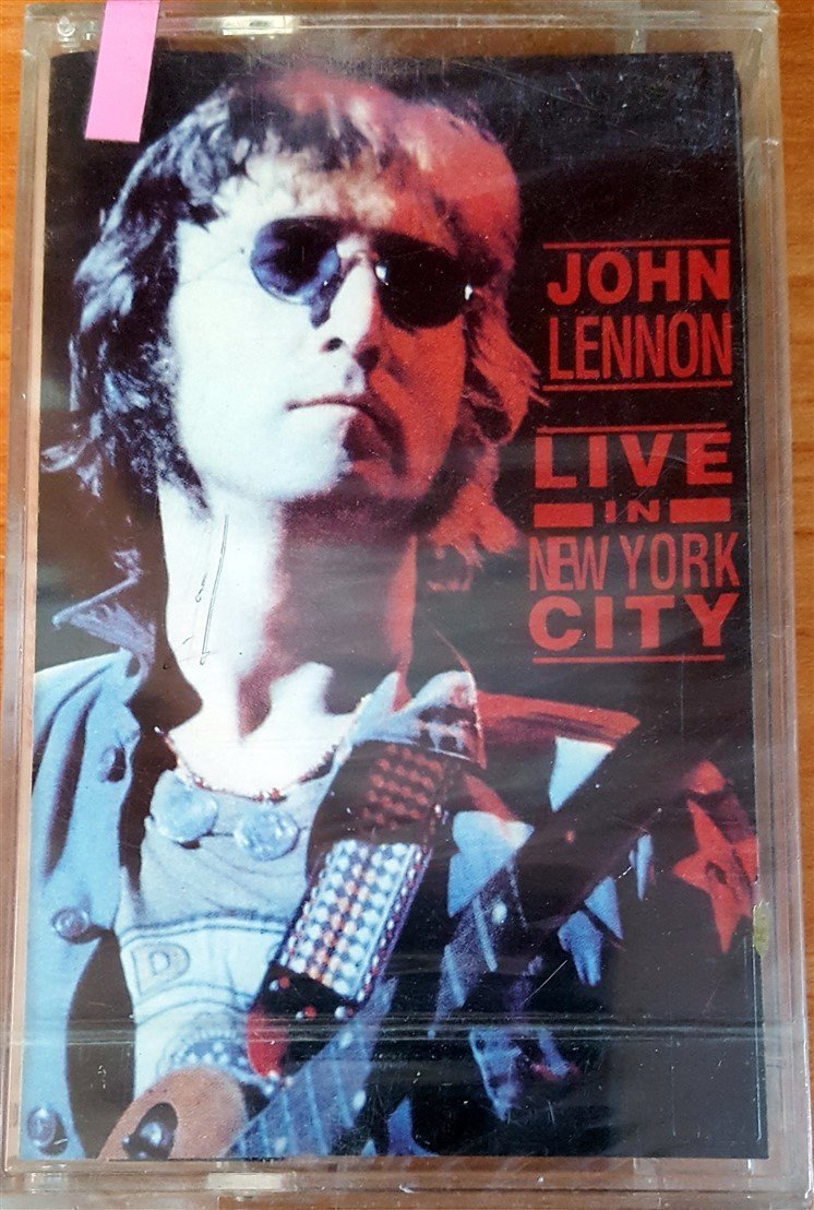 JOHN LENNON - LIVE IN NEW YORK CITY CASSETTE MADE IN TURKEY ''NEW''