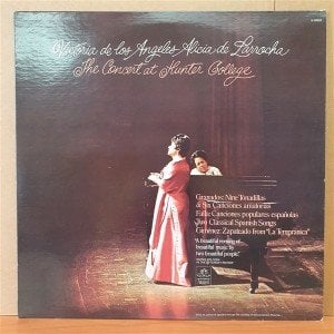VICTORIA DE LOS ANGELES, ALICIA DE LARROCHA / THE CONCERT AT HUNTER COLLEGE (1972) - LP 2.EL PLAK