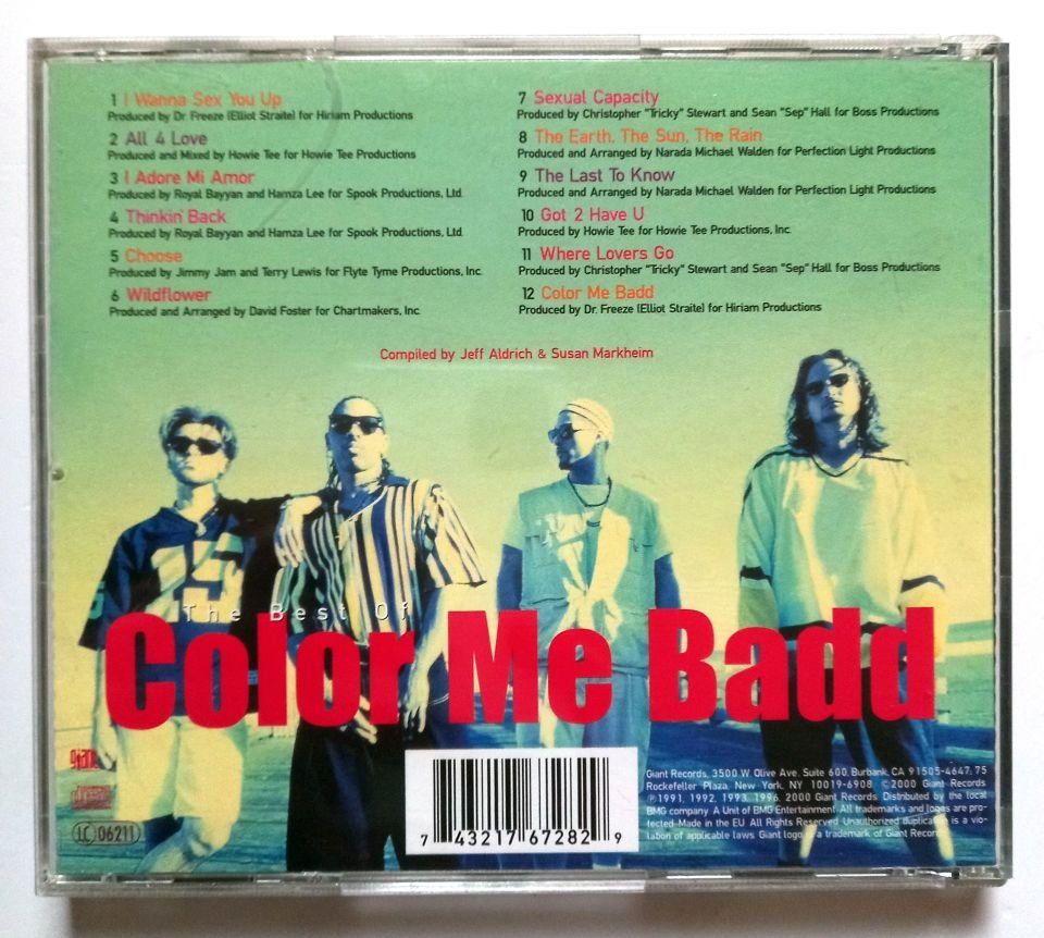 COLOR ME BADD – THE BEST OF COLOR ME BADD (2000) - CD 2.EL