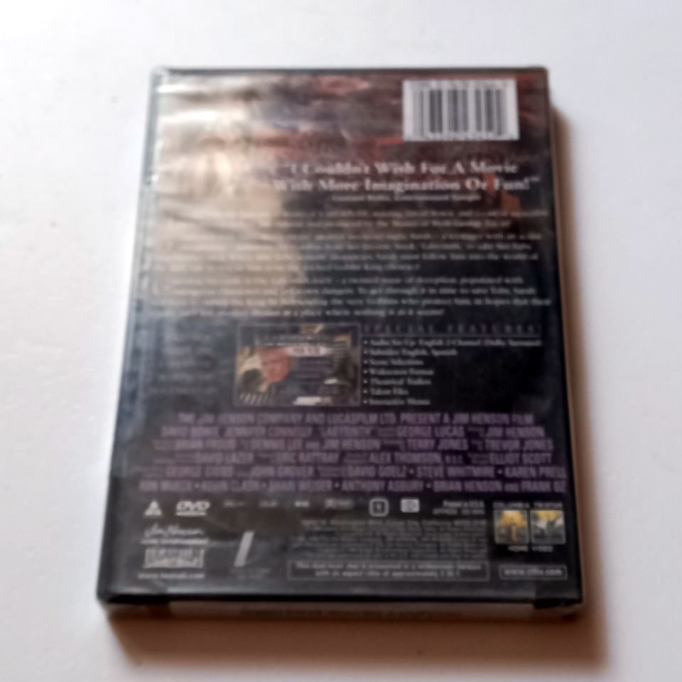 LABYRINTH - DAVID BOWIE, JENNIFER CONNELLY - YÖN.: JIM HENSON - DVD  1. BÖLGE TÜRKÇE ALTYAZI YOKTUR AMBALAJINDA SIFIR