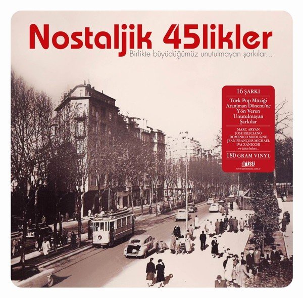 NOSTALJİK 45LİKLER VOL1 LP 2015 KARIŞIK 60s 70s 180GR SIFIR
