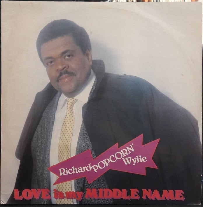 RICHARD ''POPCORN'' WYLIE - LOVE IS MY MIDDLE NAME (1989) - 12'' MAXI SINGLE VINYL PLAK 2.EL