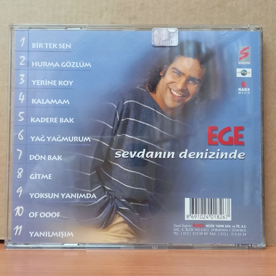EGE - SEVDANIN DENİZİNDE (1999) - CD 2.EL