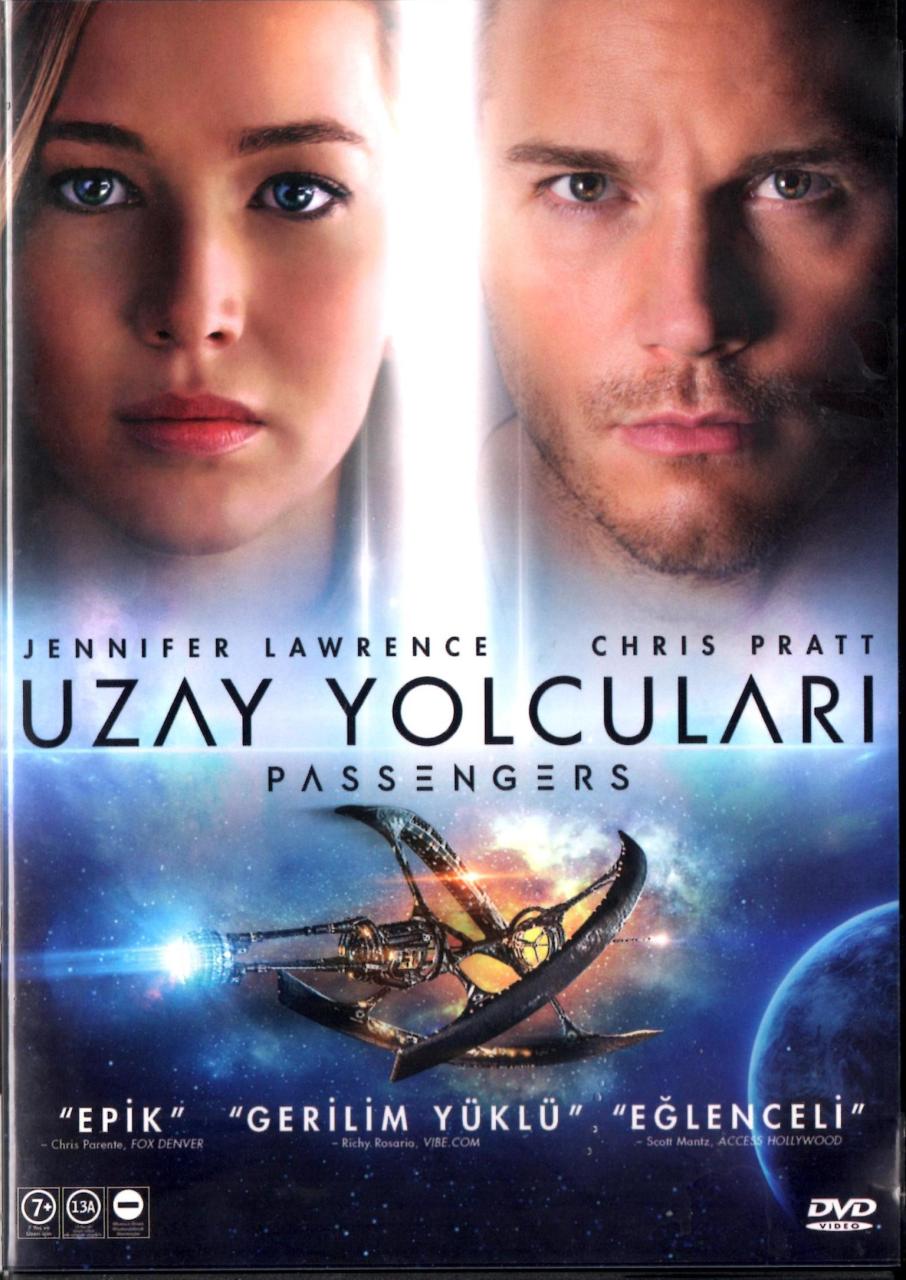 UZAY YOLCULARI - PASSENGERS - JENNIFER LAWRENCE - CHRIS PRATT - DVD 2.EL