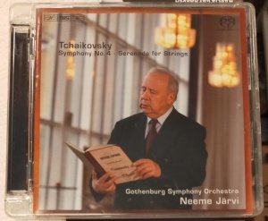 TCHAIKOVSKY - GOTHENBURG SYMPHONY ORCHESTRA, NEEME JÄRVI – SYMPHONY NO. 4 · SERENADE FOR STRINGS (2008) - HYBRID SACD 2.EL