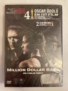 MILLION DOLLAR BABY - MİLYONLUK BEBEK - CLINT EASTWOOD - DVD AMBALAJINDA SIFIR