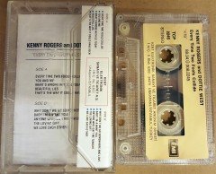 KENNY ROGERS & DOTTIE WEST - EVERY TIME TWO FOOLS COLLIDE (1988) KENT CASSETTE MADE IN TURKEY ''USED'' PAPER LABEL