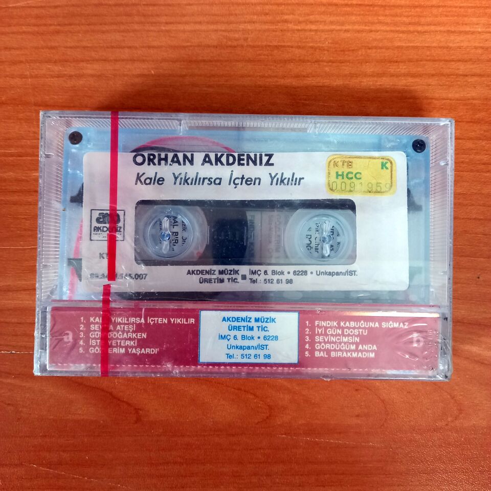 ORHAN AKDENİZ - KALE YIKILIRSA İÇTEN YIKILIR (1989) - KASET SIFIR