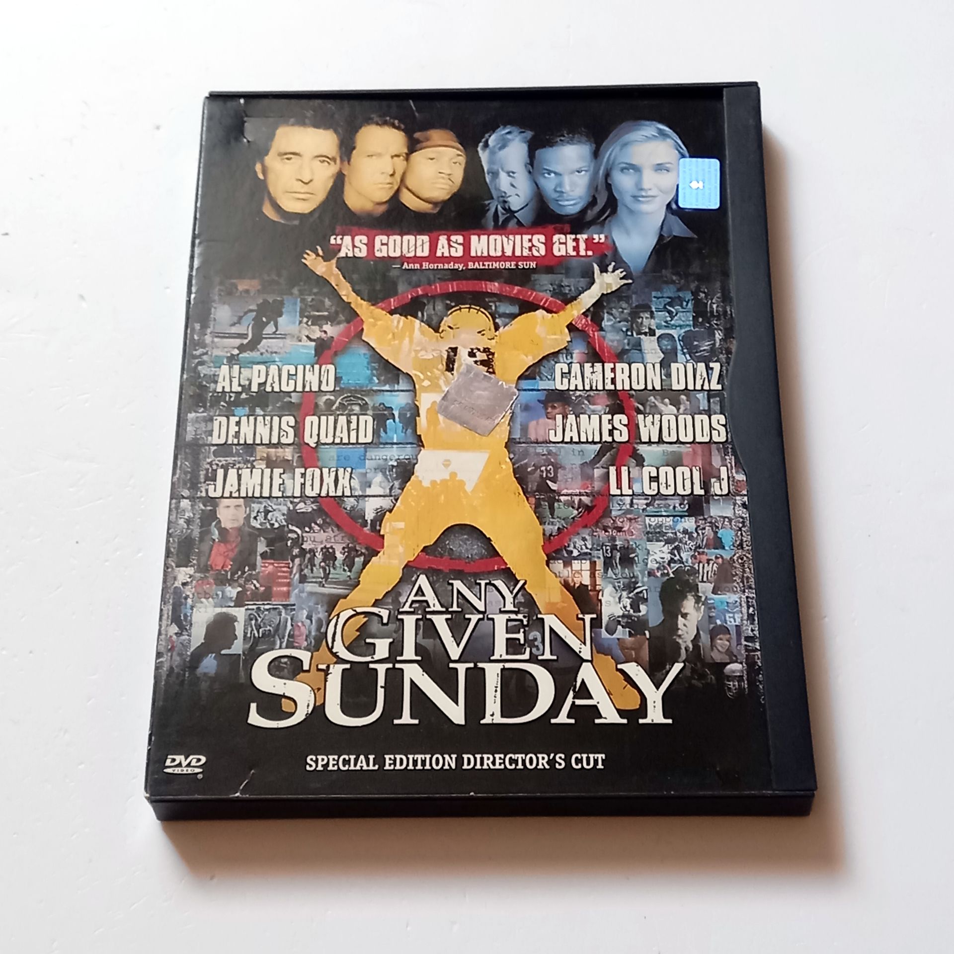 ANY GIVEN SUNDAY -AL PACINO, DENNIS QUAID, CAMERON DIAZ - YÖN.: OLIVER STONE - DVD SNAPCASE 1. BÖLGE TÜRKÇE ALTYAZI YOKTUR 2.EL