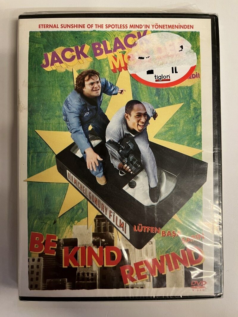 BE KIND REWIND - JACK BLACK - MOS DEF - DVD AMBALAJINDA SIFIR