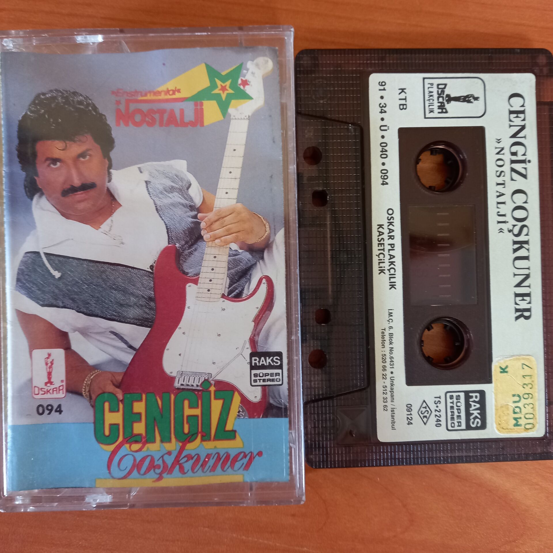 CENGİZ COŞKUNER - NOSTALJİ (1991) - KASET 2. EL