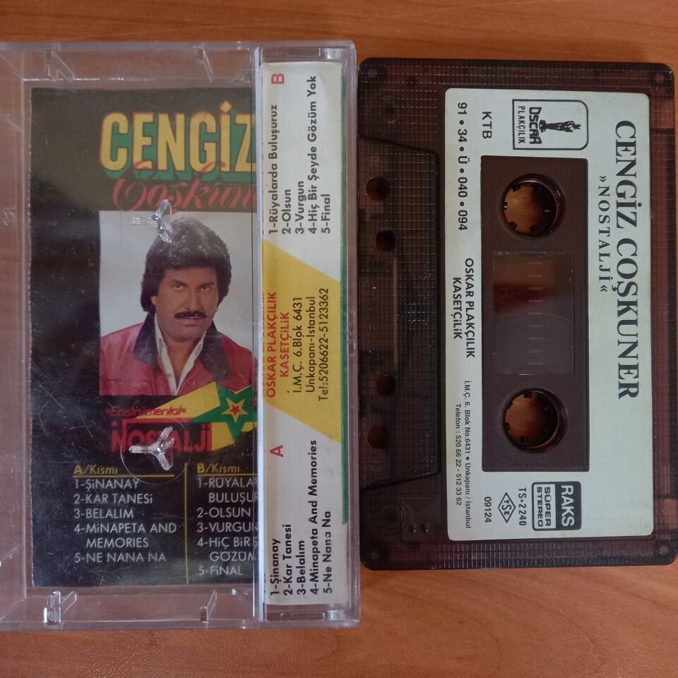CENGİZ COŞKUNER - NOSTALJİ (1991) - KASET 2. EL