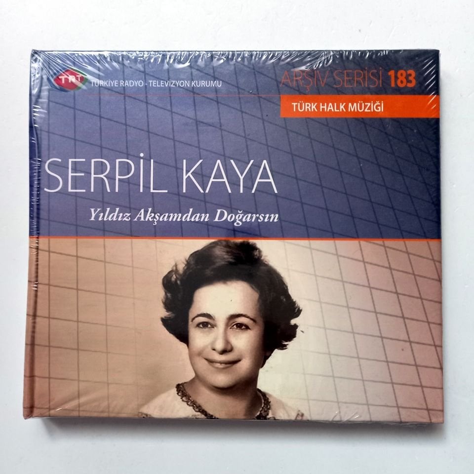 SERPİL KAYA - YILDIZ AKŞAMDAN DOĞARSIN / TÜRK HALK MÜZİĞİ / TRT ARŞİV SERİSİ 183 - CD SIFIR