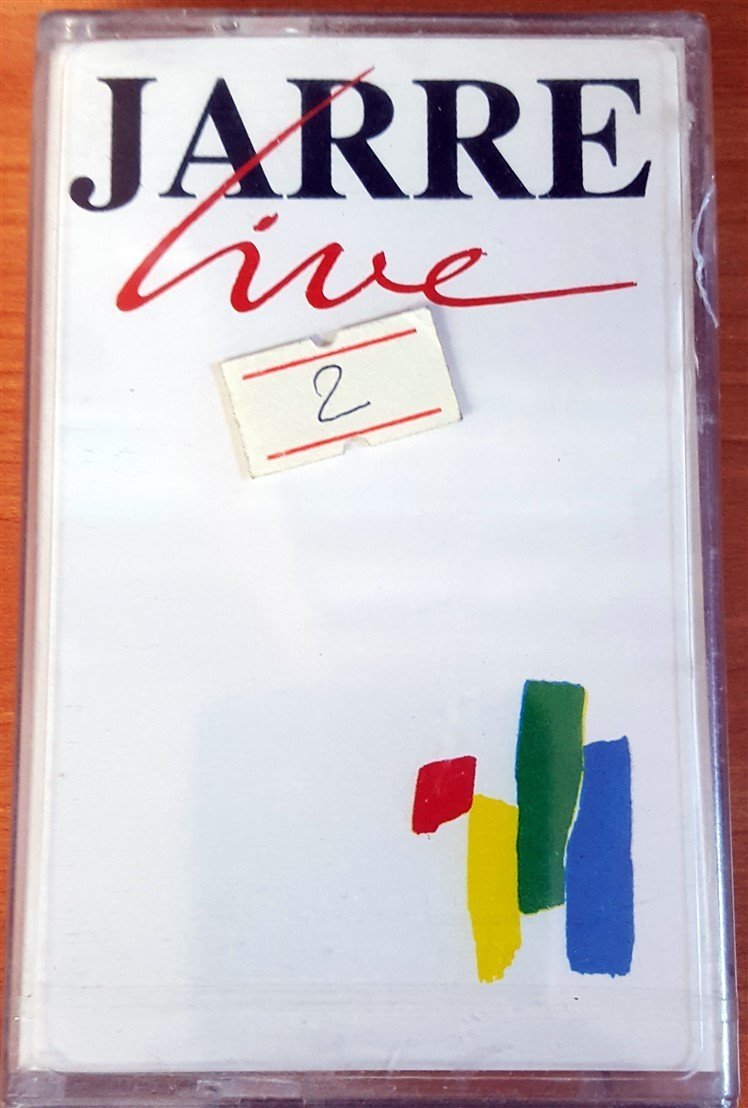 JEAN MICHEL JARRE - LIVE (1993) YONCA CASSETTE MADE IN TURKEY ''NEW''