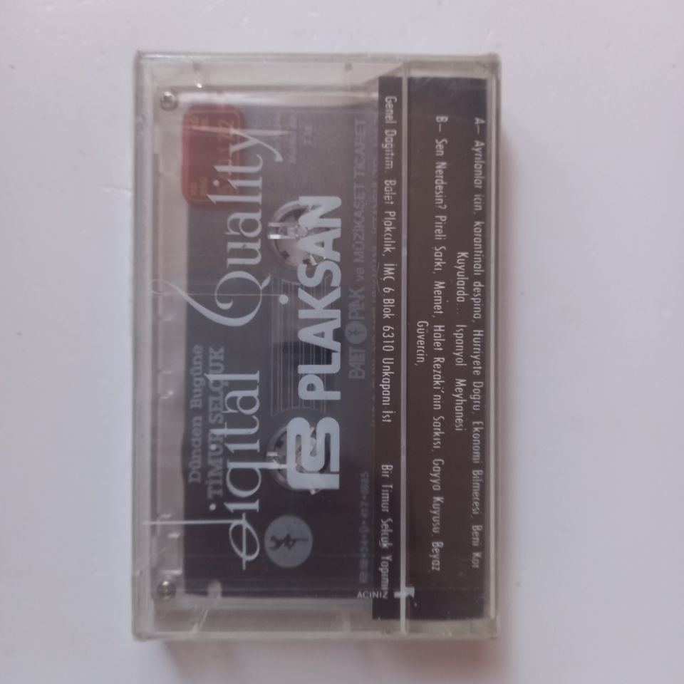 TİMUR SELÇUK - DÜNDEN BUGÜNE (1988) - KASET SIFIR