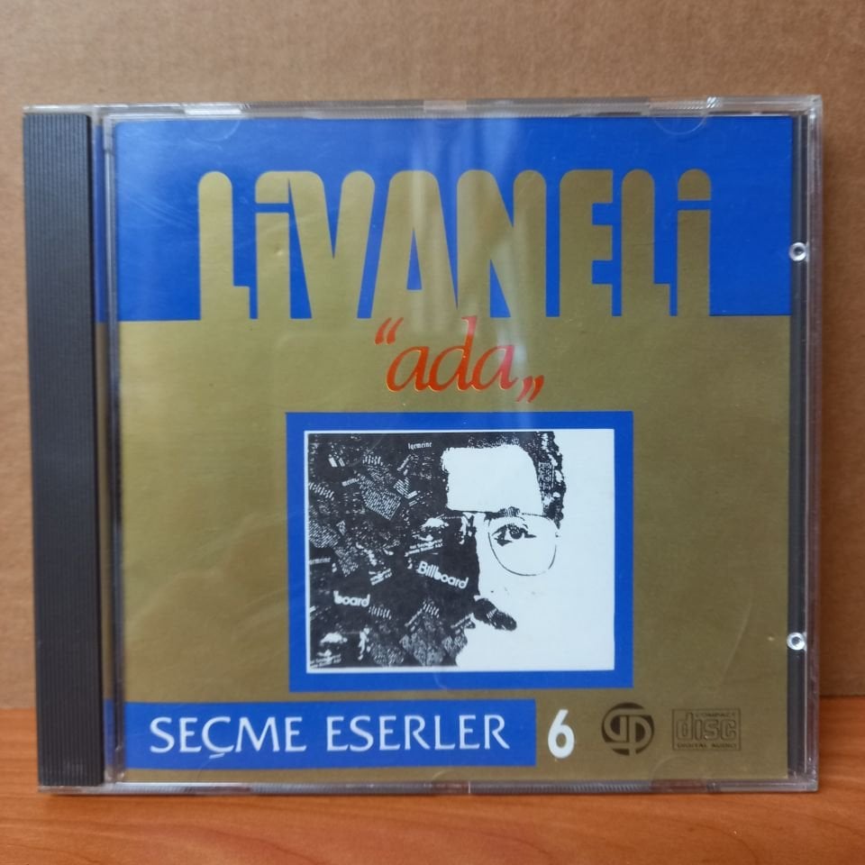 ZÜLFÜ LİVANELİ - ''ADA'' / SEÇME ESERLER 6 (1990) - CD 2.EL