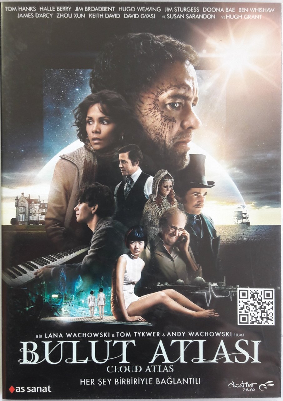 BULUT ATLASI - CLOUD ATLAS - TOM HANKS - HALLE BERRY - SUSAN SARANDON - HUGH GRANT - WACHOWSKI & TOM TYKWER - DVD 2.EL
