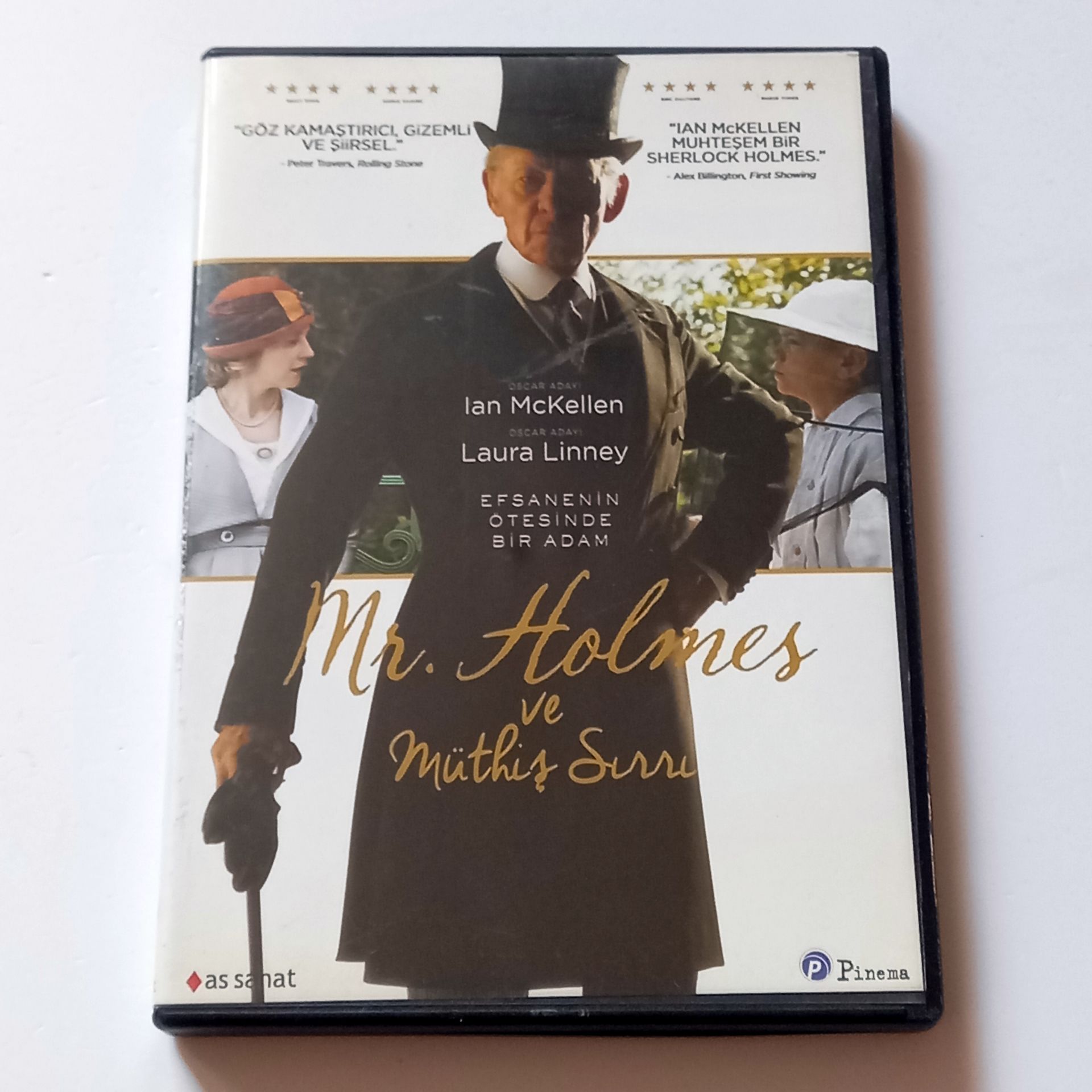 MR.HOLMES VE MÜTHİŞ SIRRI - MR. HOLMES - IAN MCKELLEN,LAURA LINNEY - DVD 2.EL