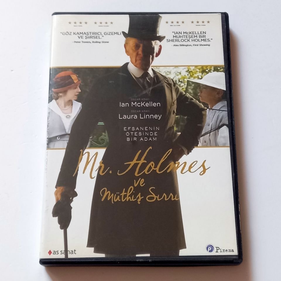 MR.HOLMES VE MÜTHİŞ SIRRI - MR. HOLMES - IAN MCKELLEN,LAURA LINNEY - DVD 2.EL