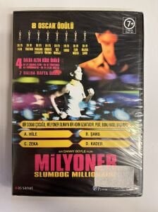 SLUMDOG MILLIONAIRE - MİLYONER - DANNY BOYLE - DVD AMBALAJINDA SIFIR
