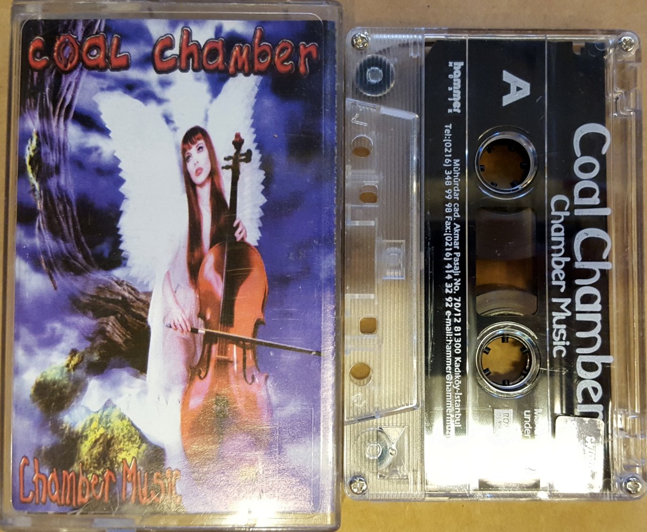 COAL CHAMBER - CHAMBER MUSIC CASSETTE MADE IN TURKEY ''USED''
