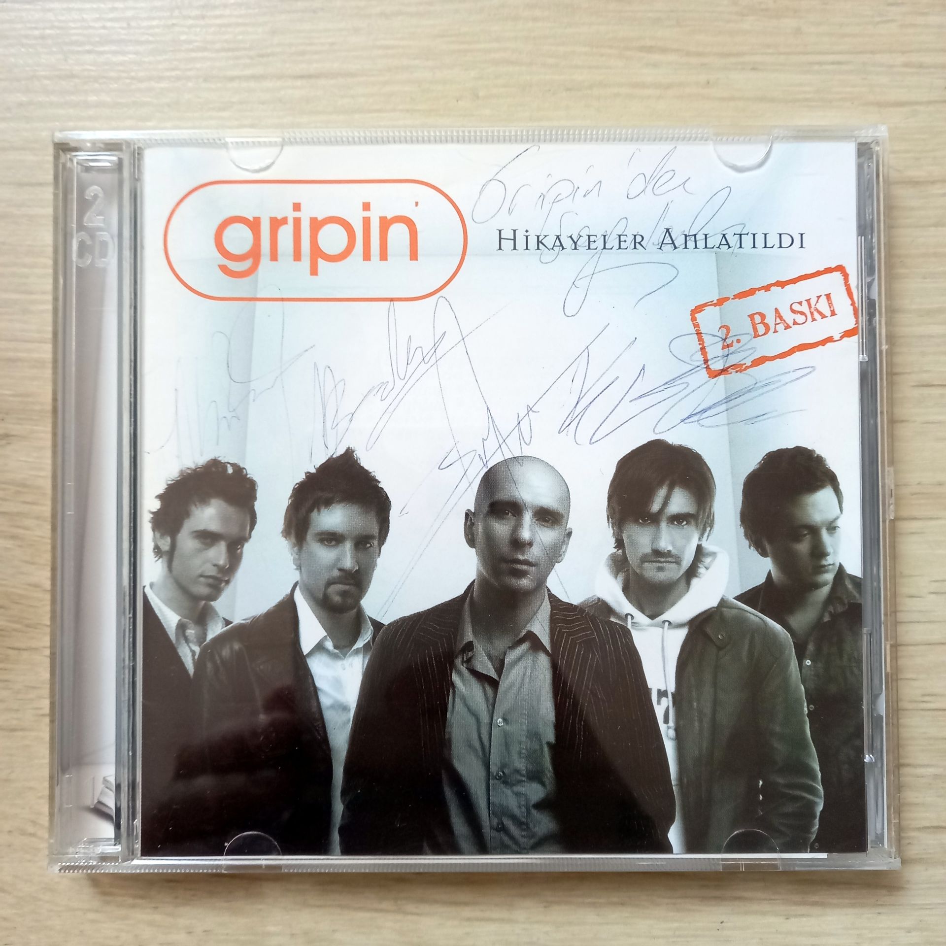 GRİPİN – HİKAYELER ANLATILDI / 2. BASKI (2005) - 2CD İMZALI 2.EL